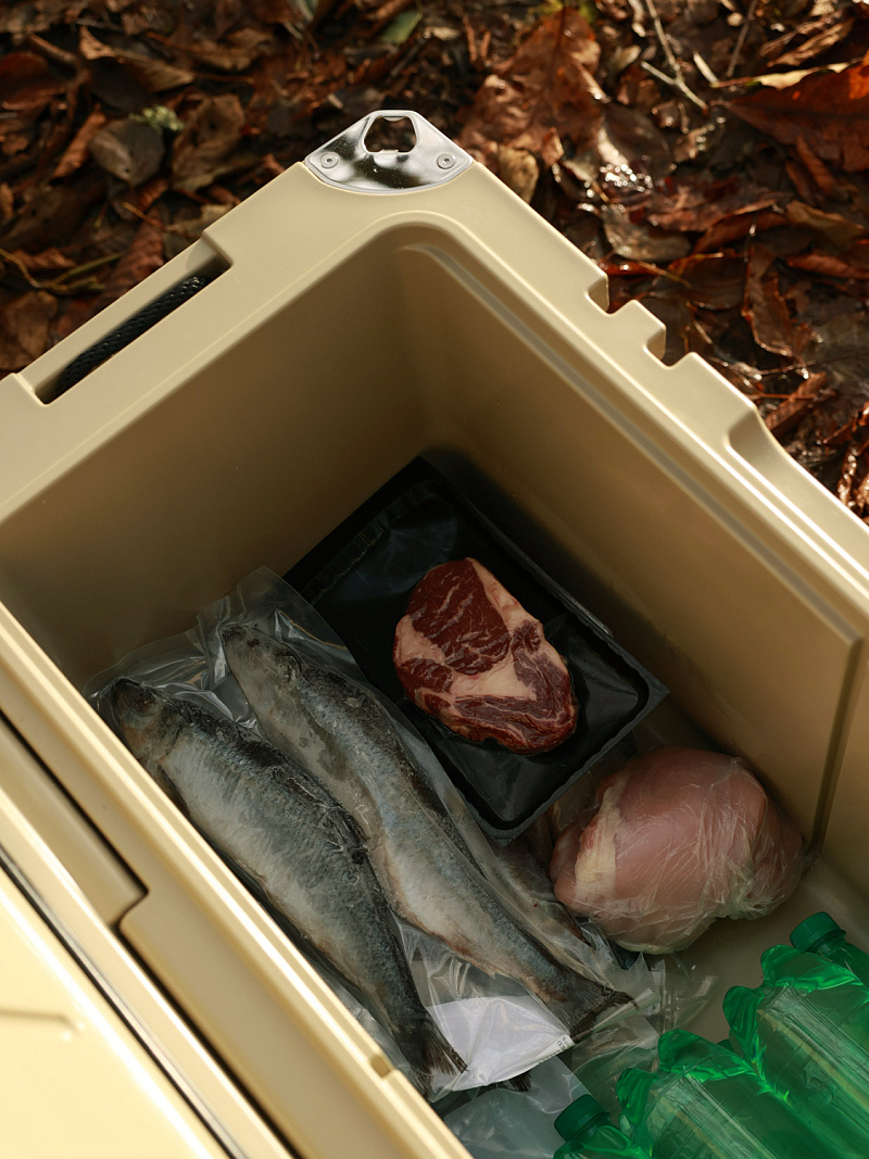 Бежевый термоконтейнер 2600 на 120 литров - 8