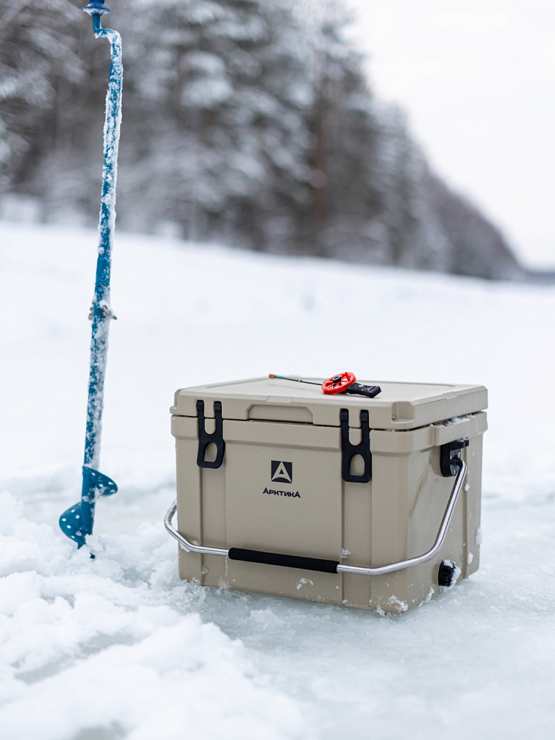 Бежевый термоконтейнер 2600 на 25 литров - 5