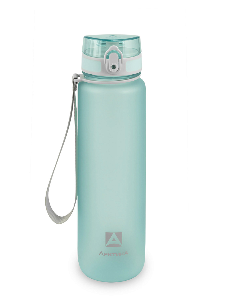 Тритановая бутылка 1л серии 720 матовая голубая с ситечком - 8