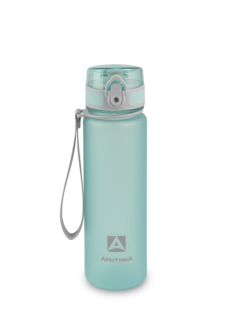 Тритановая бутылка 0.5л серии 720 матовая голубая с ситечком - 1