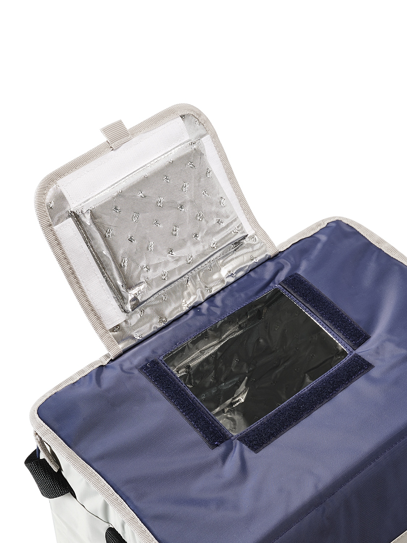 Термосумка-холодильник 30л серии 3001 синяя с люком - 10