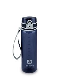 Питьевая бутылка 720 из тритана 0.5л, синяя глянцевая, с ситечком