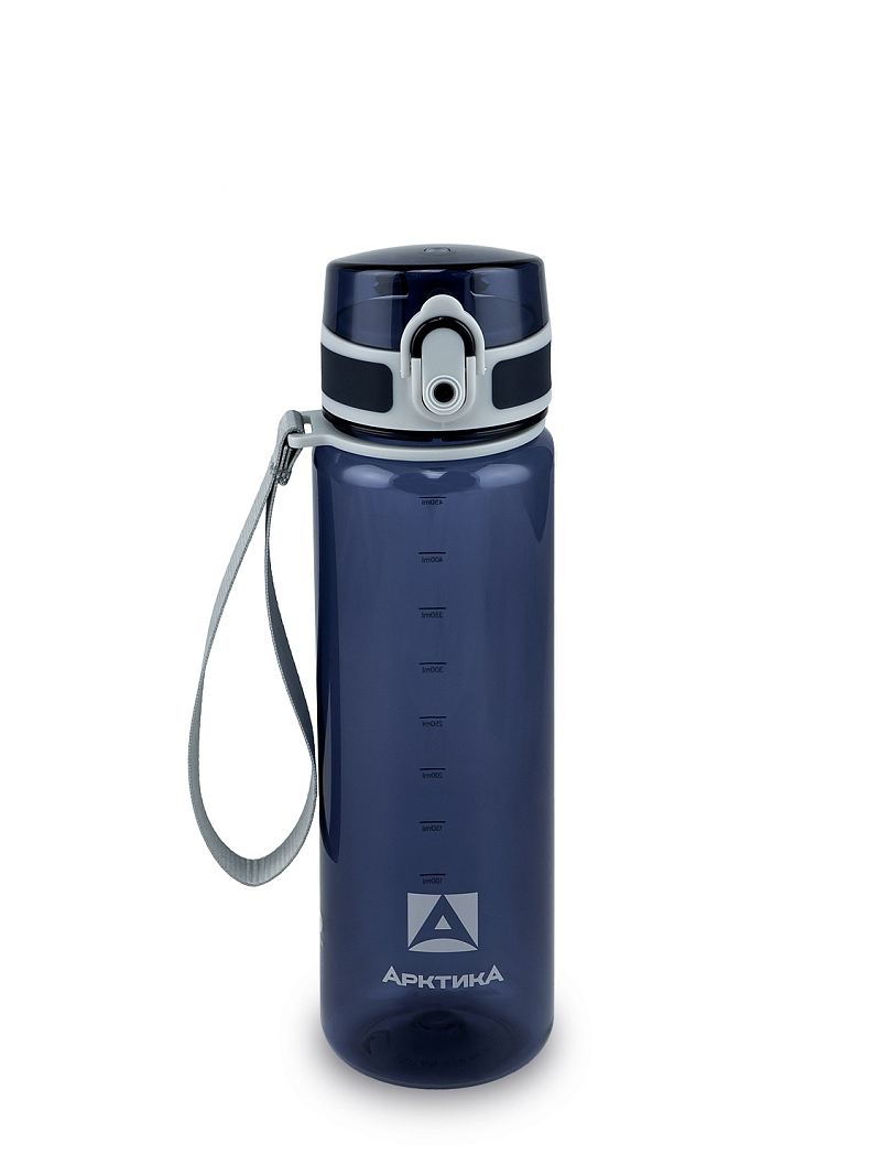 Тритановая бутылка 0.5л серии 720 глянцевая синяя с ситечком - 1