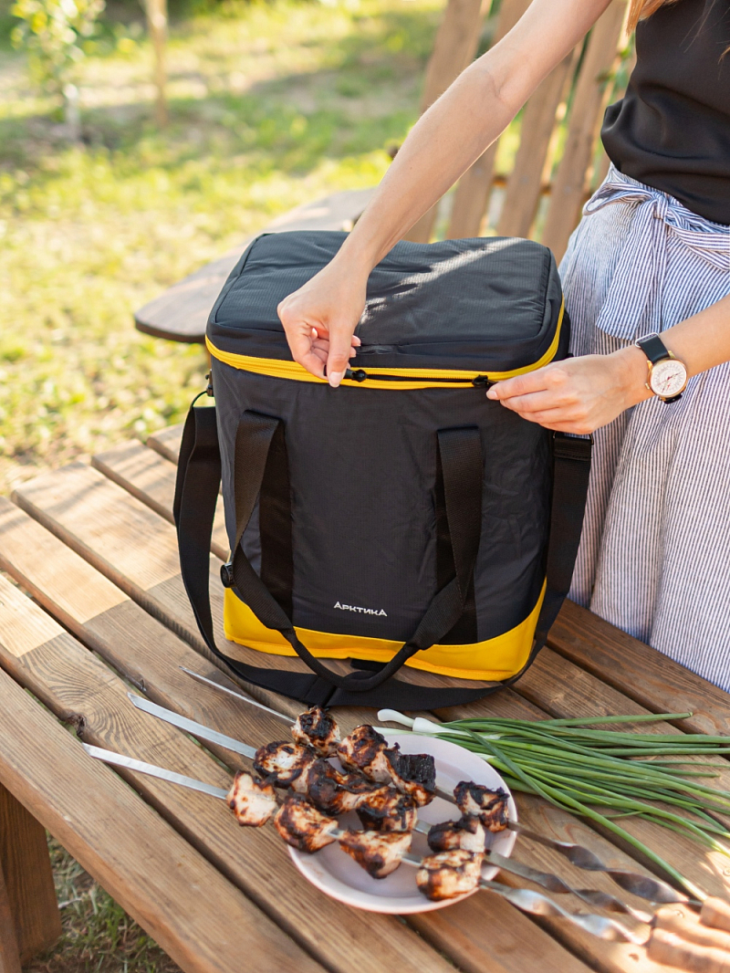 Термосумка 20л серии 010 «Порт Диксон» чёрная - 9