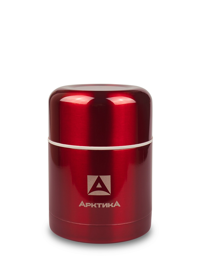 Термос 0.5л серии 302 красный с широким горлом - 1