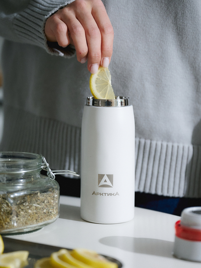 Термокружка 0.32л серии 715 «Арктика» с ситечком - 6