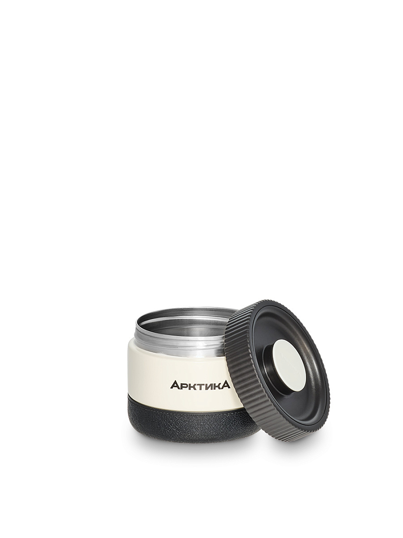 Термос 1.3л серии 308 для еды бежевый с контейнерами - 7