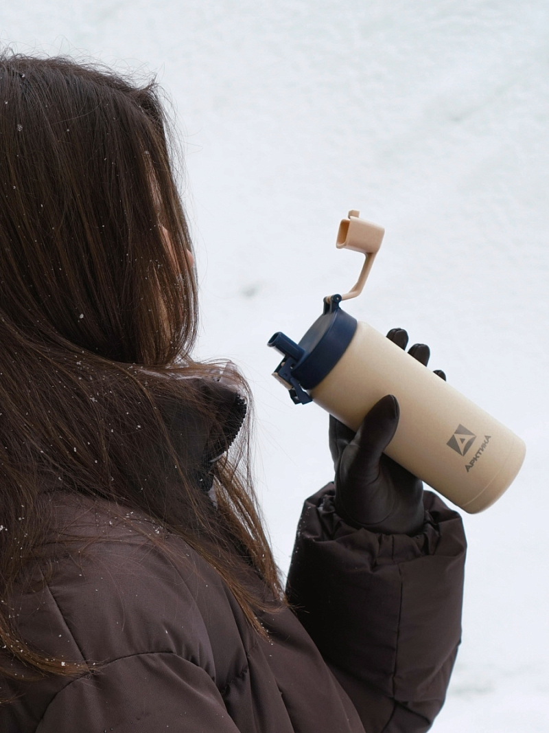 Термокружка 0.5л серии 702 «Сититерм» «Песок» с ситечком - 2