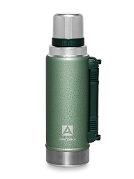 Термос серии 106P «УАЗИК» на 1.25л зелёный с ручкой