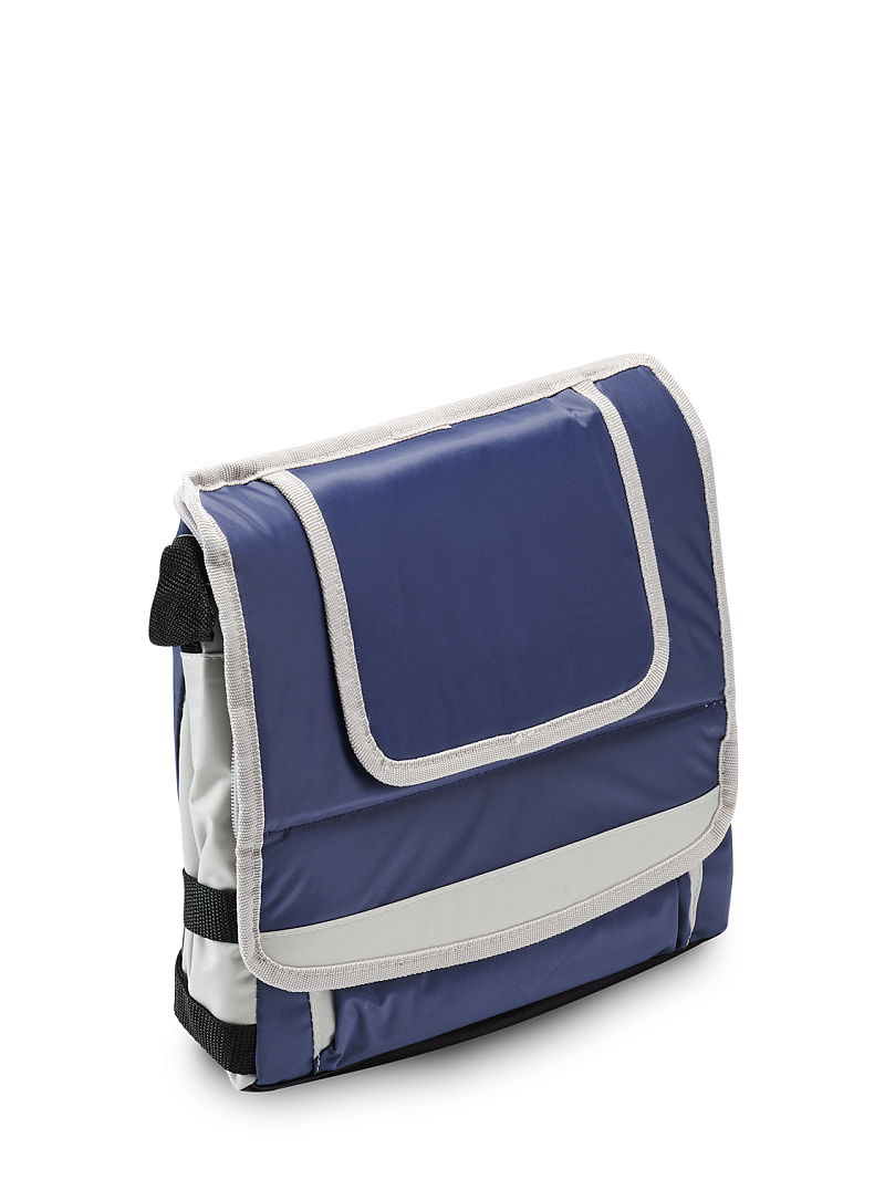 Термосумка-холодильник 10л серии 3001 синяя с люком - 7
