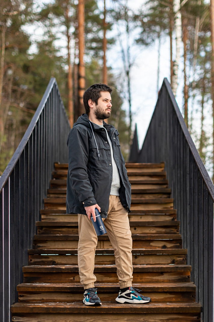 Термос 0.5л серии 105 синий с узким горлом - 6