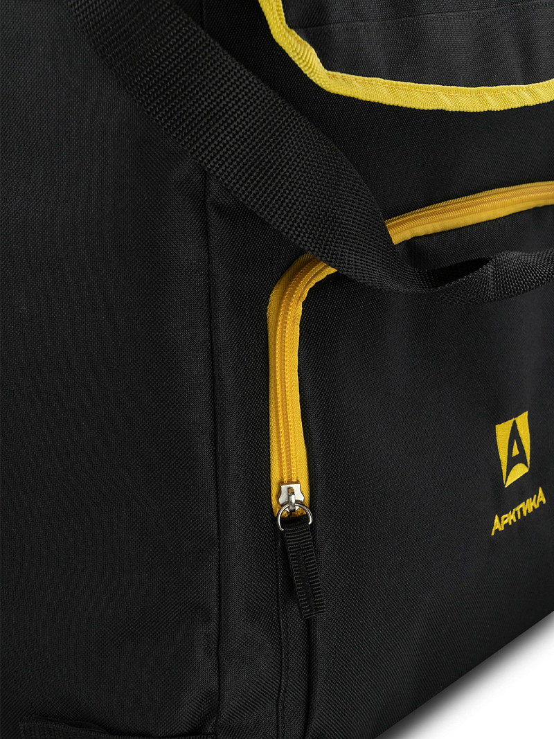 Термосумка-холодильник 20л серии 3001 чёрная с люком - 8