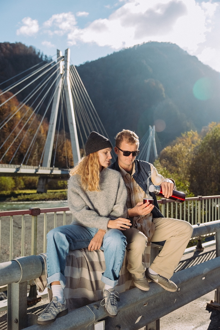 Термос 0.75л серии 102 красный с узким горлом - 4