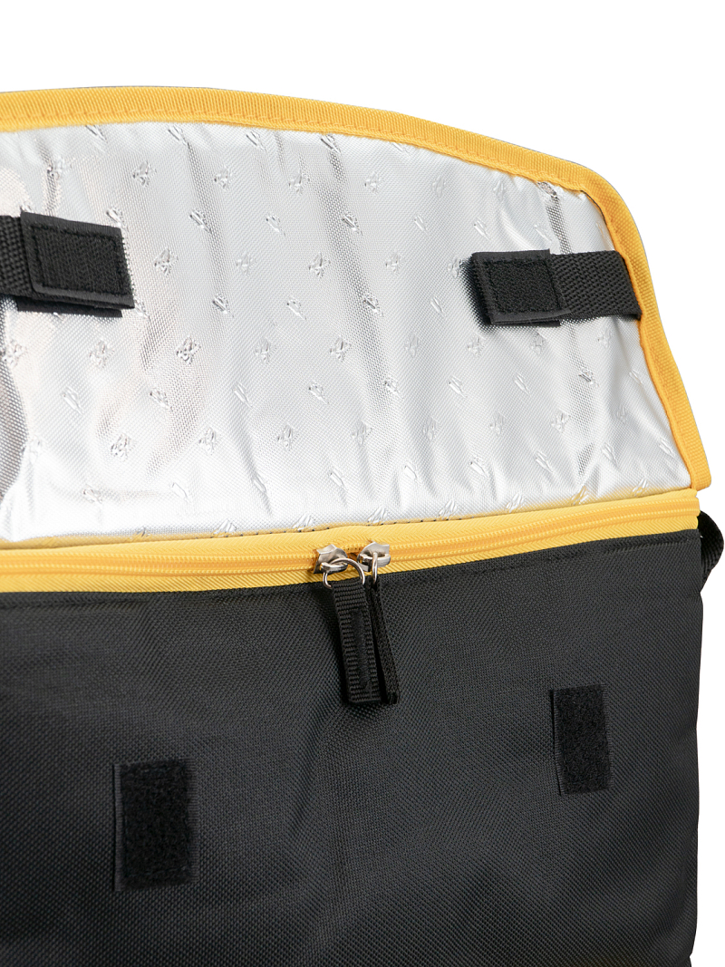 Термосумка-холодильник 10л серии 3001 чёрная с люком - 7