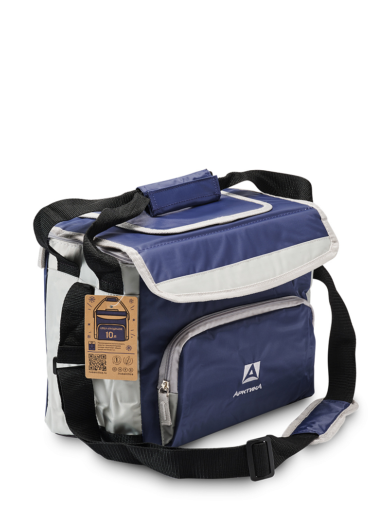 Термосумка-холодильник 10л серии 3001 синяя с люком - 1