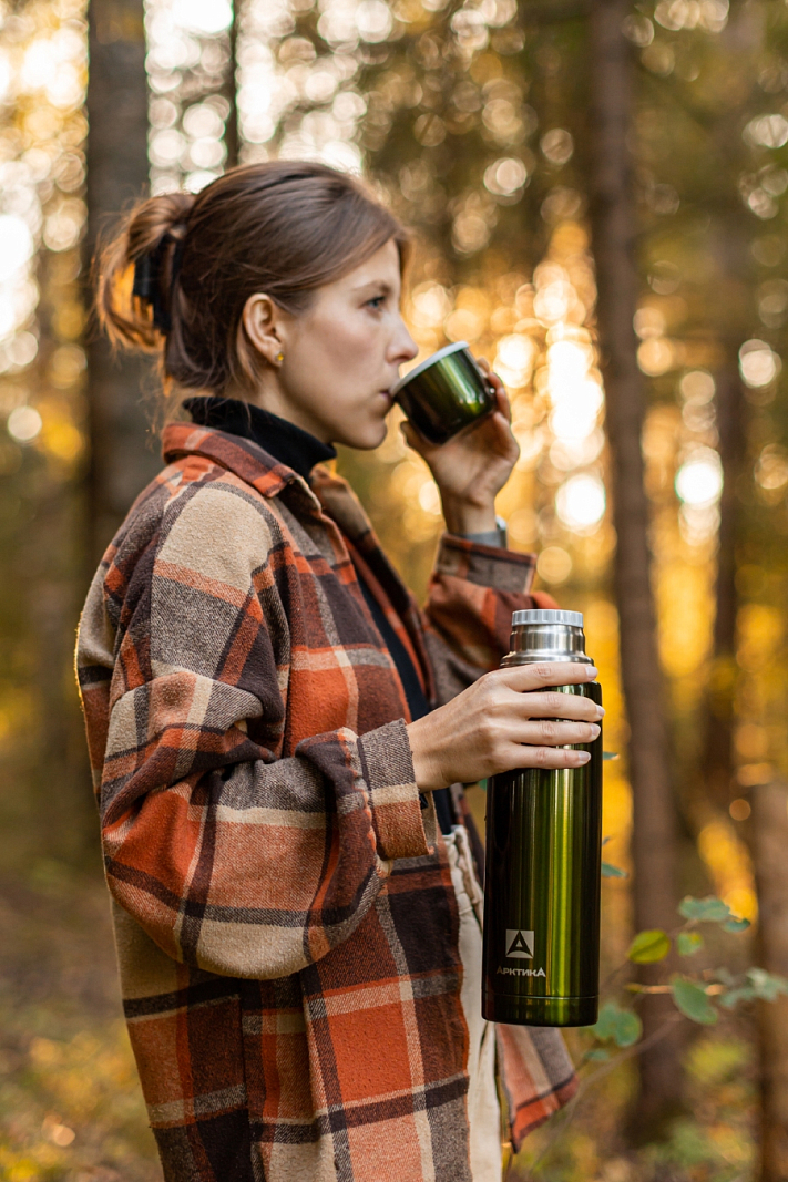 Термос с текстурным покрытием на 1л (уценка) - 2