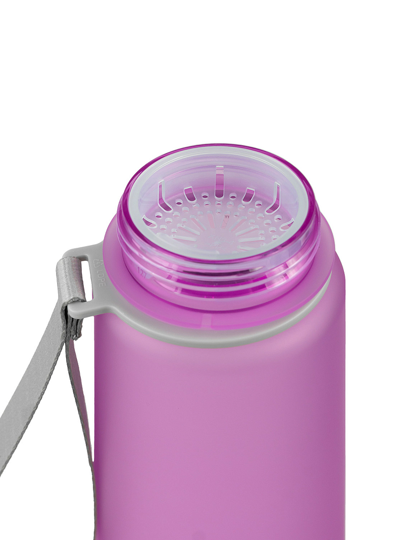 Тритановая бутылка 0.5л серии 720 матовая лавандовая с ситечком - 7