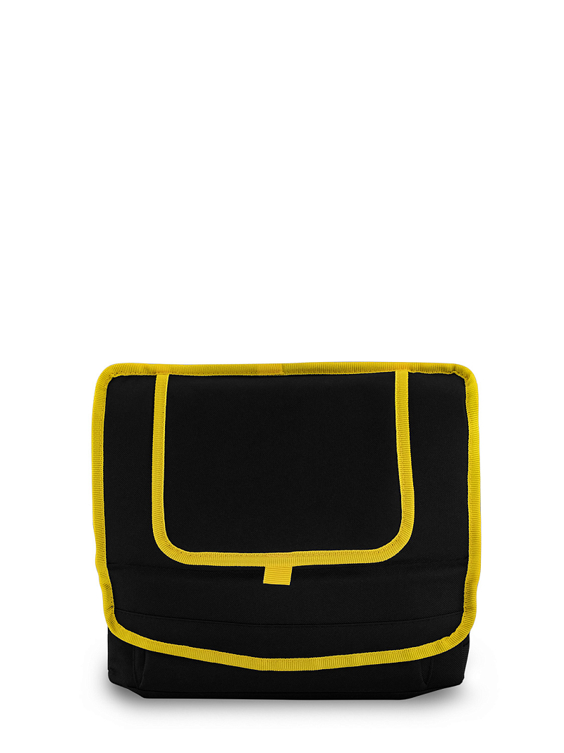 Термосумка-холодильник 10л серии 3001 чёрная с люком - 9