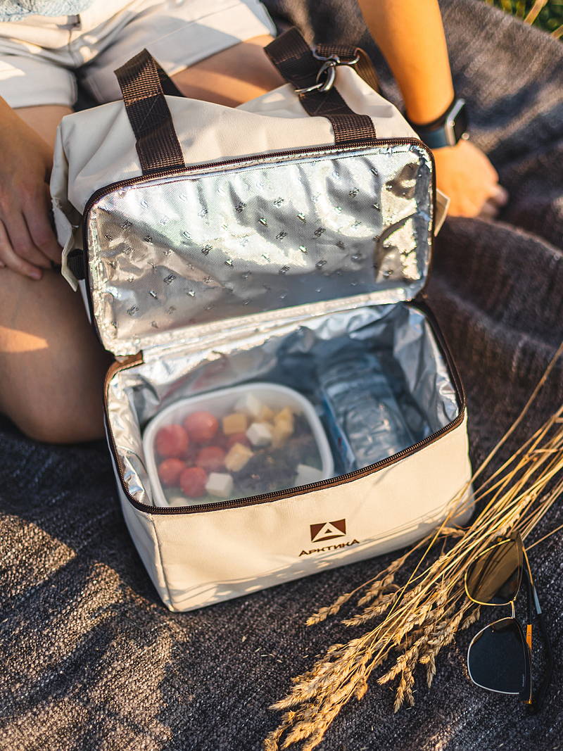 Термосумка-трансформер 11.5л серии 3600 бежевая - 9