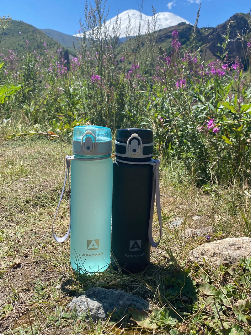 Тритановая бутылка 0.5л серии 720 матовая синяя с ситечком - 8